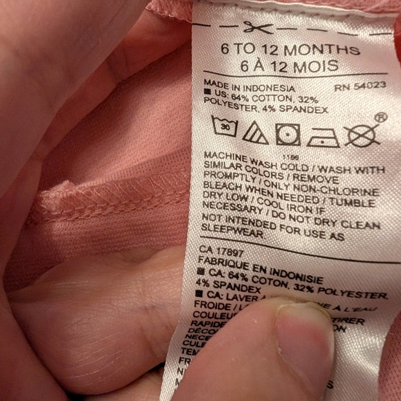 3 For $12 Pink Kids Leggings with Gold Accents - Picture 3 of 9